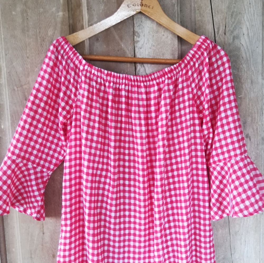 Red Gingham Dress - Picture 2 of 7